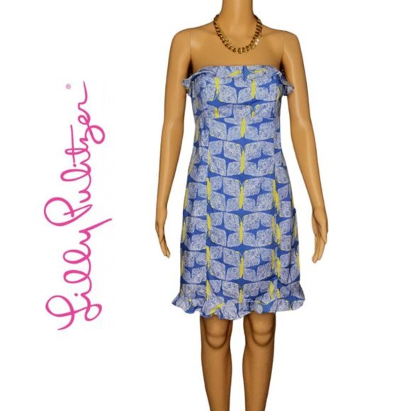 NWT Lilly Pulitzer Franco Mini Strapless Dress - Picture 3 of 7